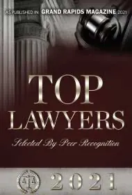 Top Lawyers of West Michigan awarded to a divorce lawyer